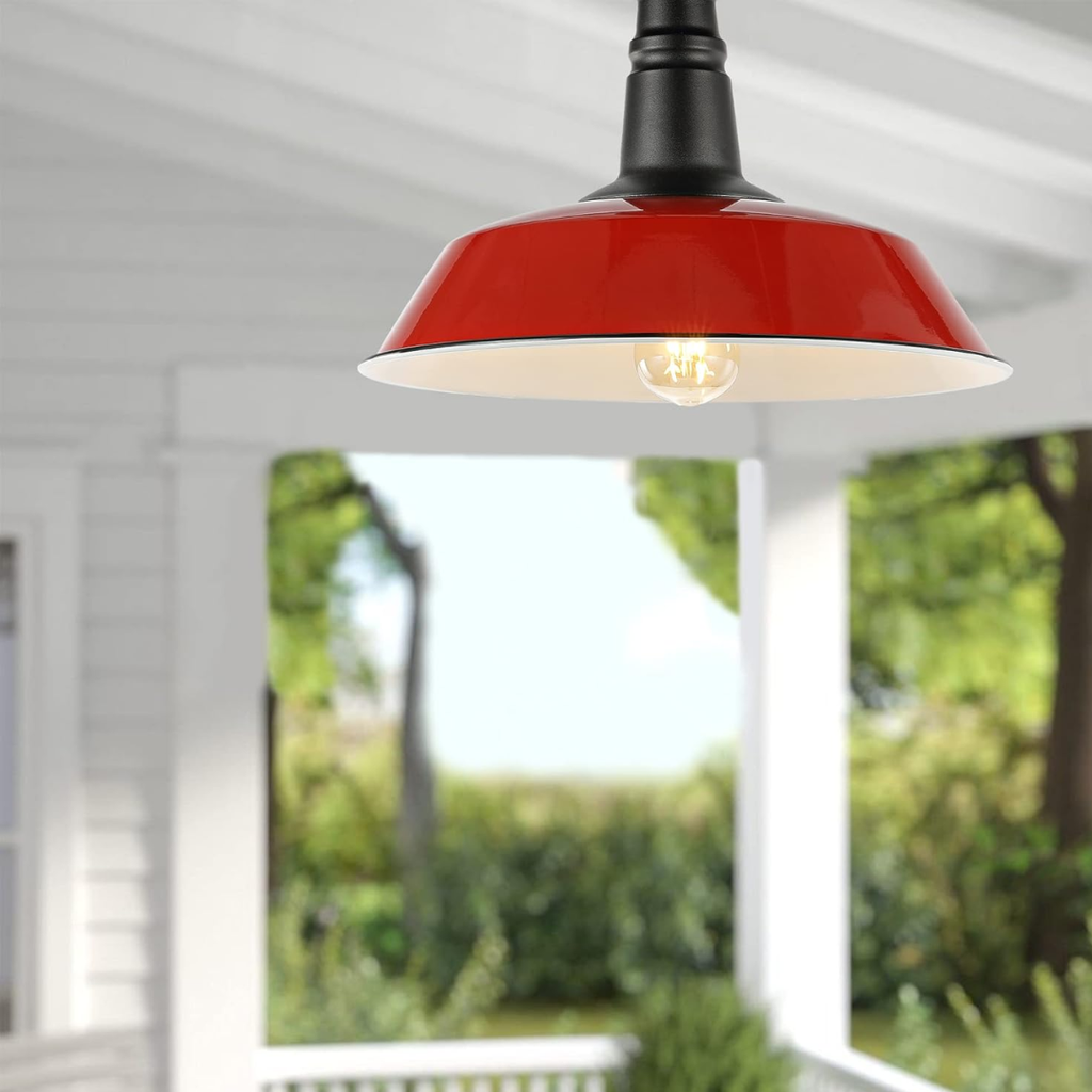 Plafon Industrial LED Metal 36cm Semi Embutido E26 Dimerizável