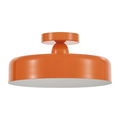 Plafon Industrial Vintage 30cm E26 Metal Colorido Moderno