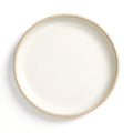 Danmero Chalk Bread Plate — top-down view showing full circular face and glaze