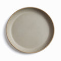 Danmero Dove Grey Coupe Plate — top-down view displaying full circular face