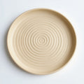 Danmero Parchment Bread Plate — strict top-down view showing the plate as a perfect circle