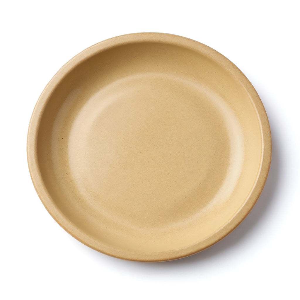 Danmero Wheat Pasta Plate — top-down view showing complete top face and glaze