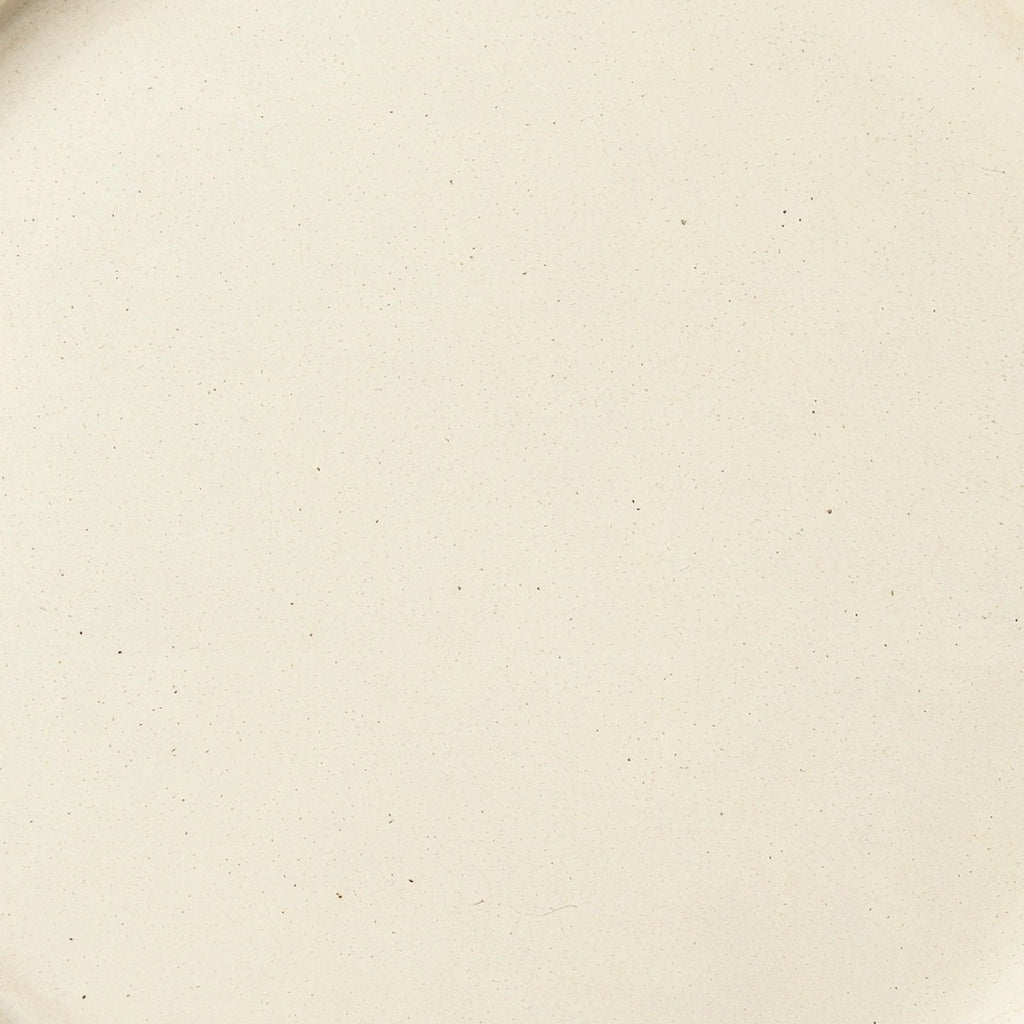 Danmero Sandstone Dessert Plate — macro close-up of the glaze surface texture at the center