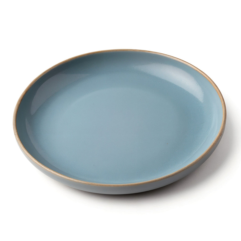 Danmero Steel Blue Salad Plate — front view showcasing the full plate and its steel blue color